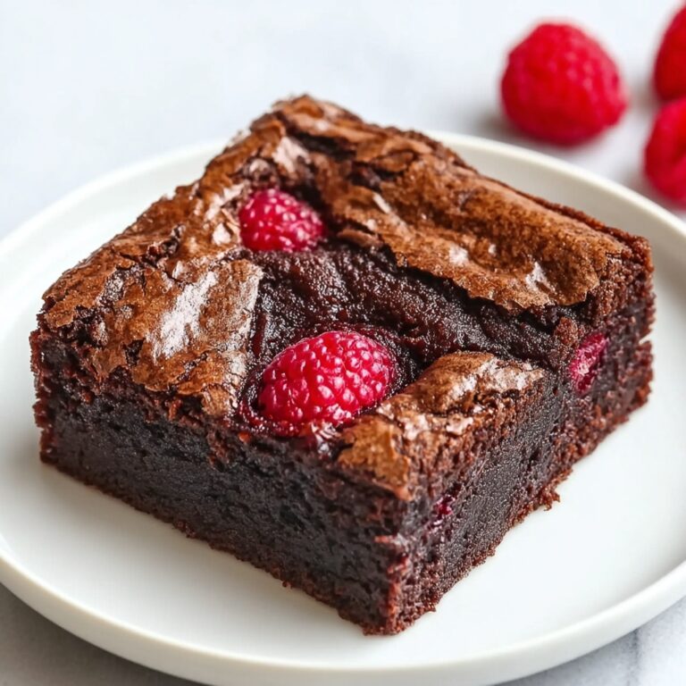 Decadent Raspberry Swirl Brownies Recipe