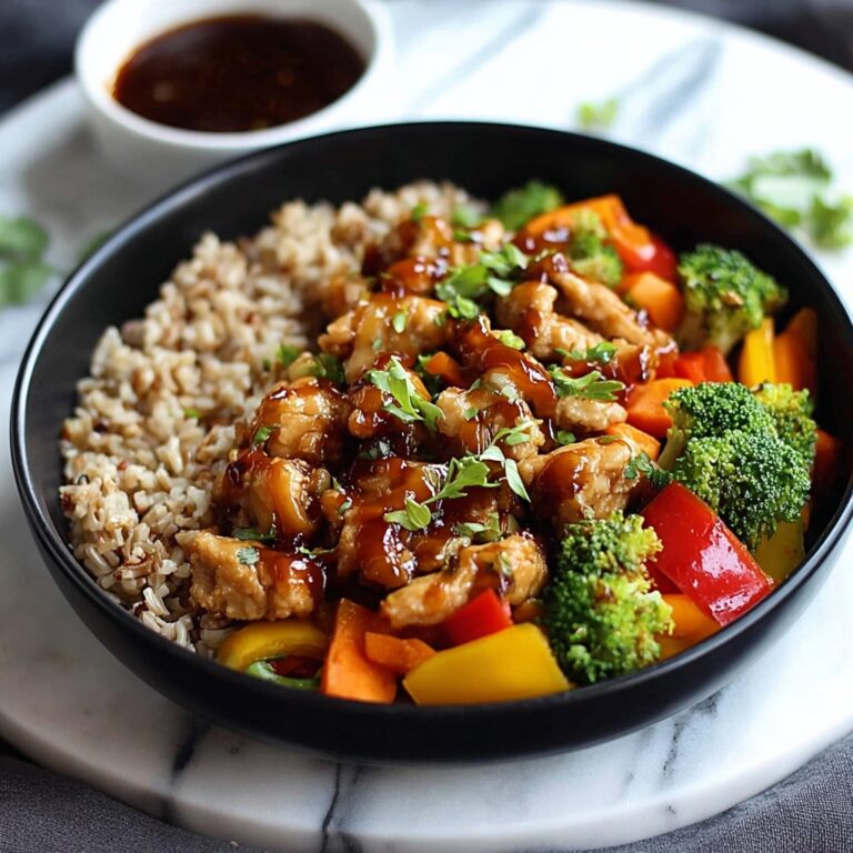 Easy Teriyaki Chicken Stir-Fry with Rainbow Veggies and Wild Rice Recipe
