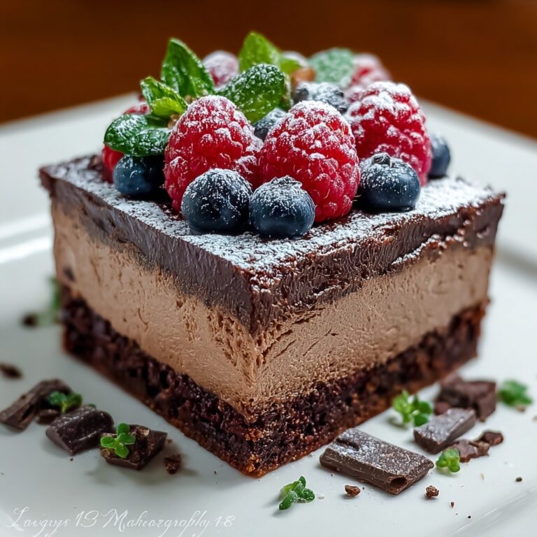 Indulgent Chocolate Mousse Brownies for a Decadent Treat Recipe