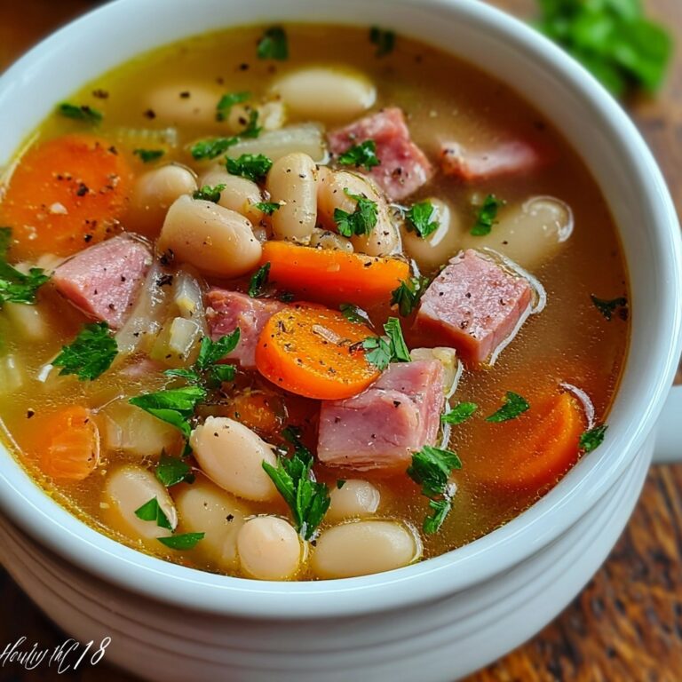 Comforting Navy Bean Ham Bone Soup for Cozy Days Recipe