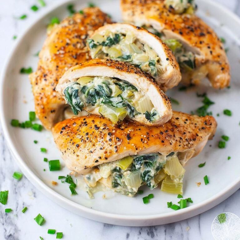 Spinach Artichoke Stuffed Chicken Recipe