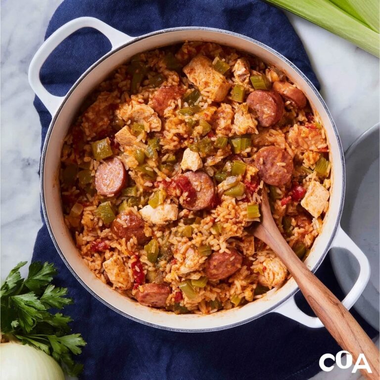 Cajun Chicken and Sausage Jambalaya Recipe