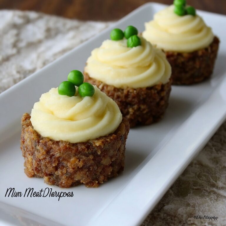 Mini Meatloaf Cupcakes Recipe