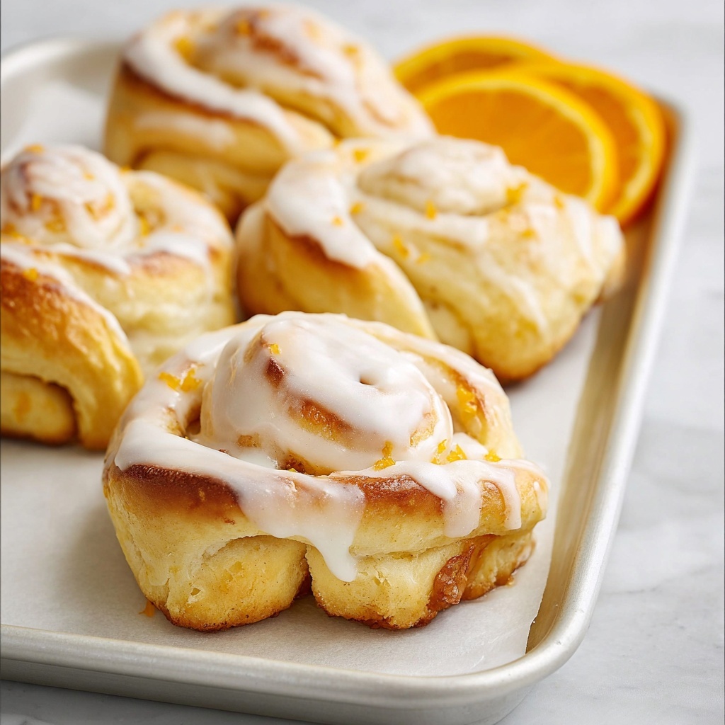 Glazed Orange Rolls Recipe - Recipe Image