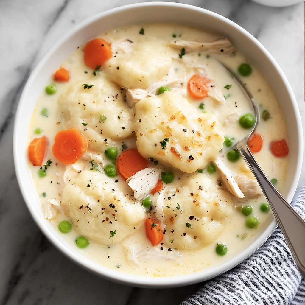Chicken and Dumplings with Biscuits Recipe - Recipe Image