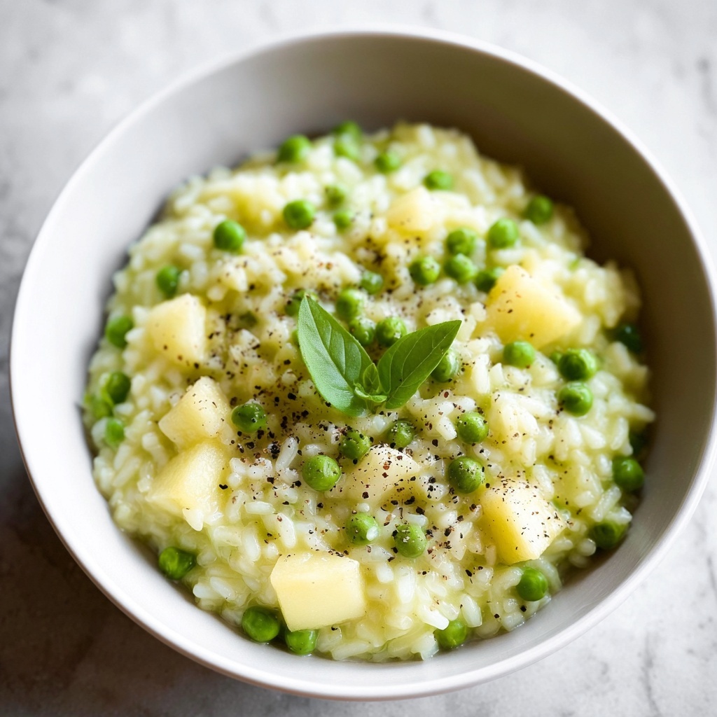 Fresh Pea Risotto Recipe - Recipe Image