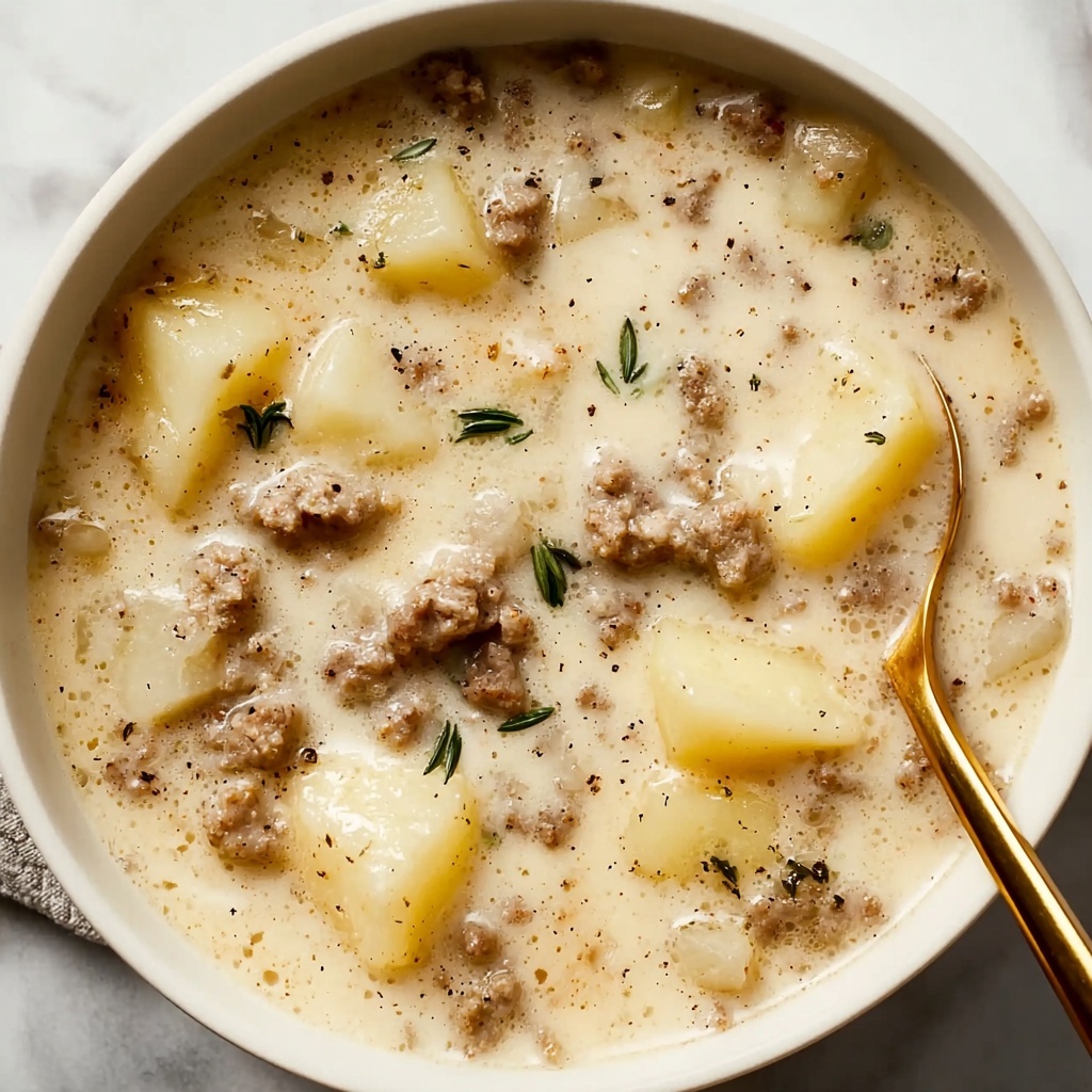 Creamy Italian Sausage Soup Recipe - Recipe Image