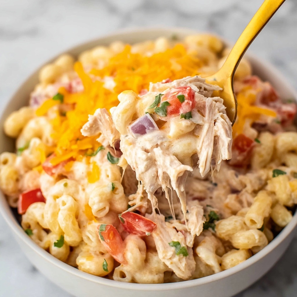 King Ranch Chicken Mac and Cheese Recipe - Recipe Image