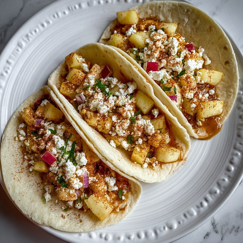 Apple Cheesecake Tacos Recipe - Recipe Image
