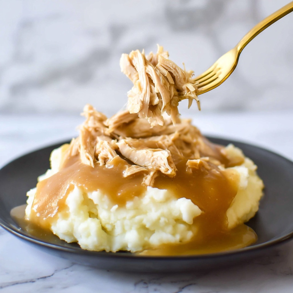 Crock Pot Chicken and Gravy Recipe - Recipe Image