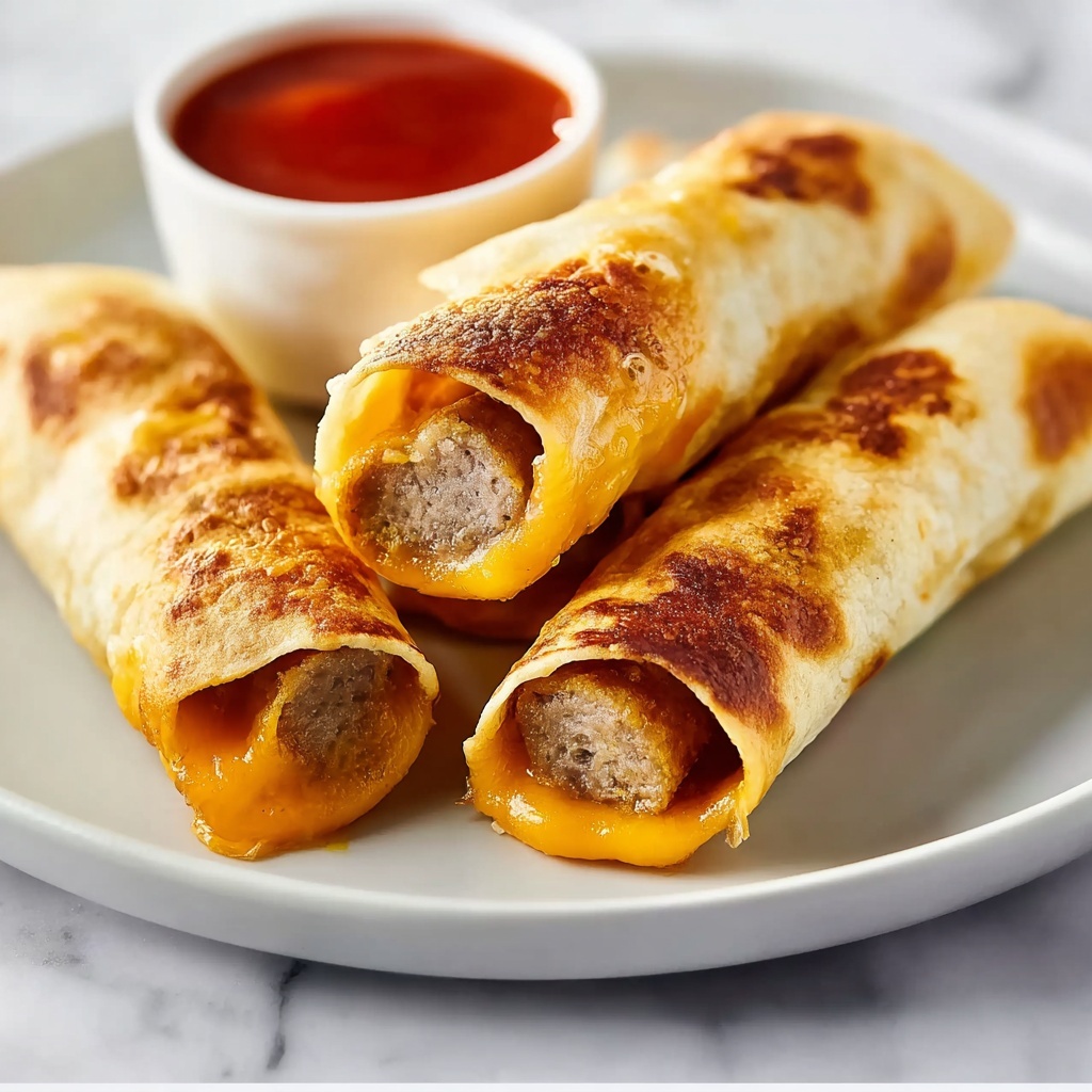 Breakfast Sausage and Egg Taquitos Recipe - Recipe Image
