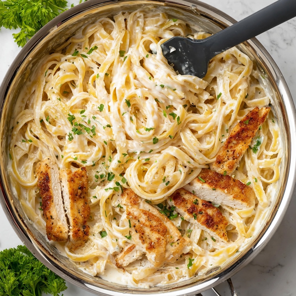 Creamy Chicken Alfredo Pasta Recipe - Recipe Image