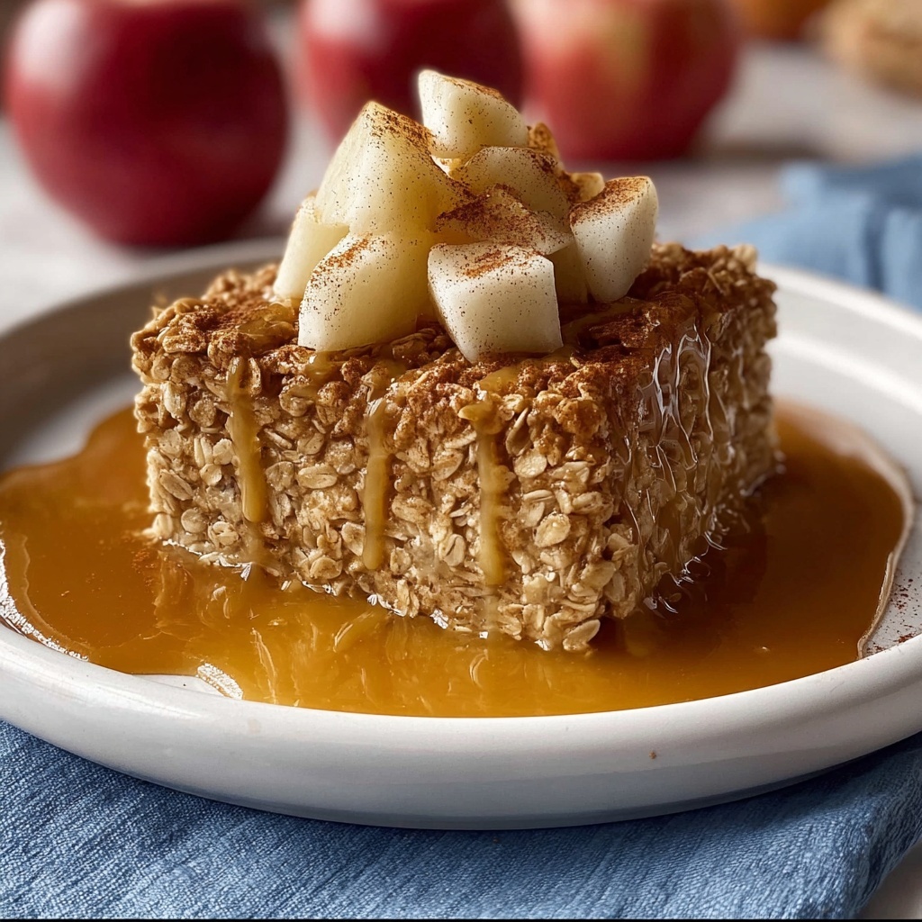 Apple Cinnamon Baked Oatmeal Recipe - Recipe Image