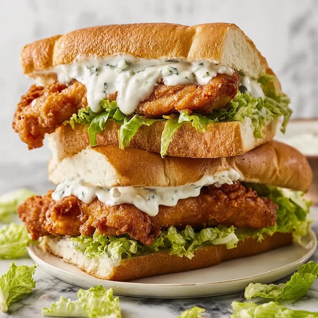 Crispy Chicken Caesar Sandwiches That Beat Fast Food Anytime Recipe - Recipe Image