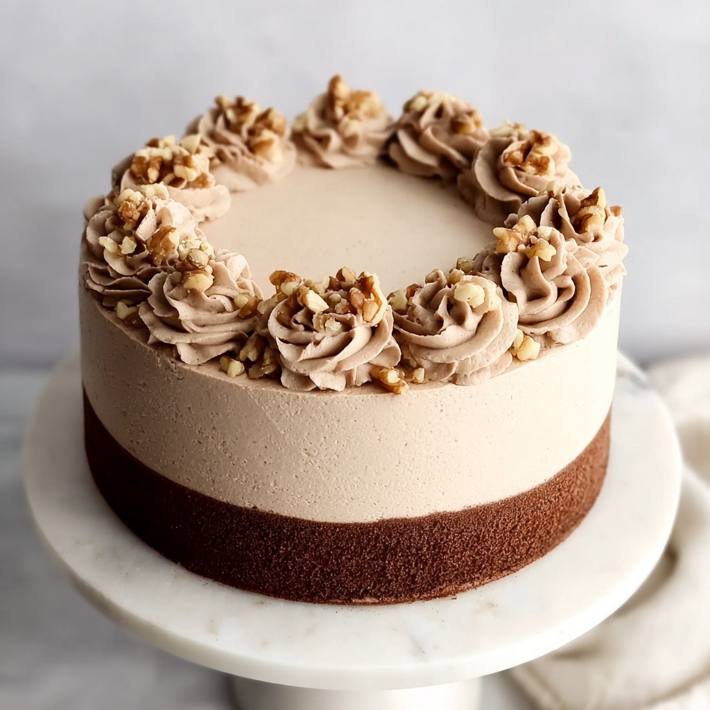 Coffee Walnut Layer Cake Recipe - Recipe Image