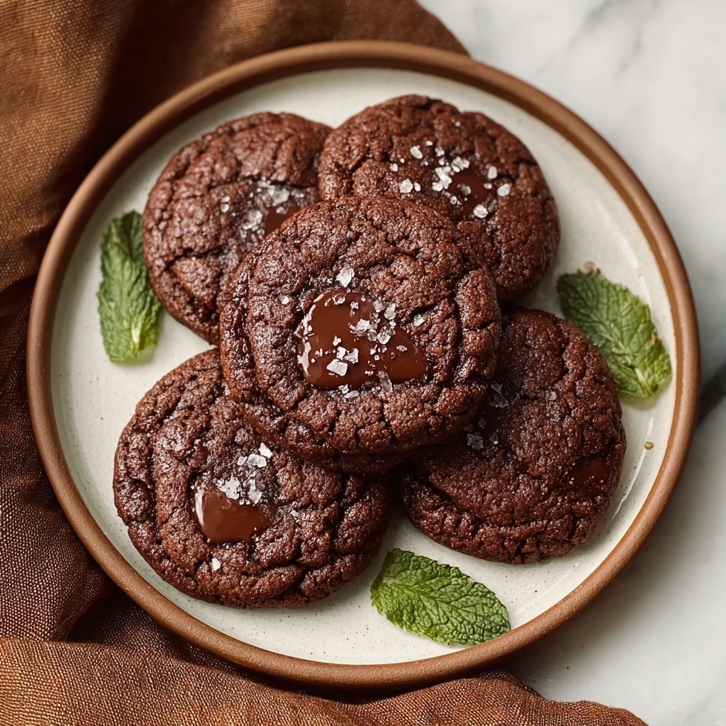 Tiny Salty Chocolaty Cookies Recipe - Recipe Image