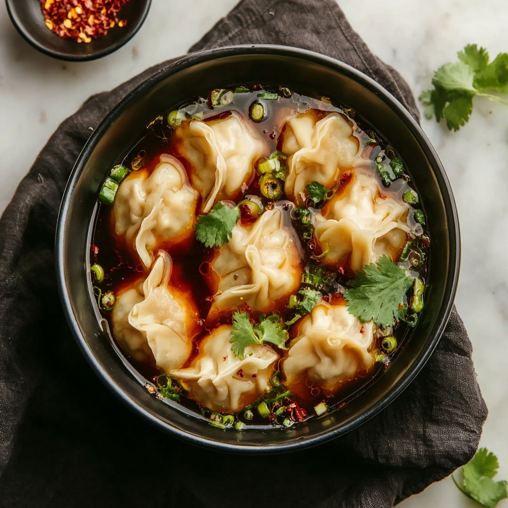 Spicy Dumpling Soup Recipe - Recipe Image