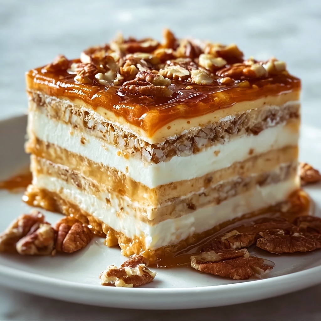 Southern Charm Pecan Pie Lasagna Recipe - Recipe Image