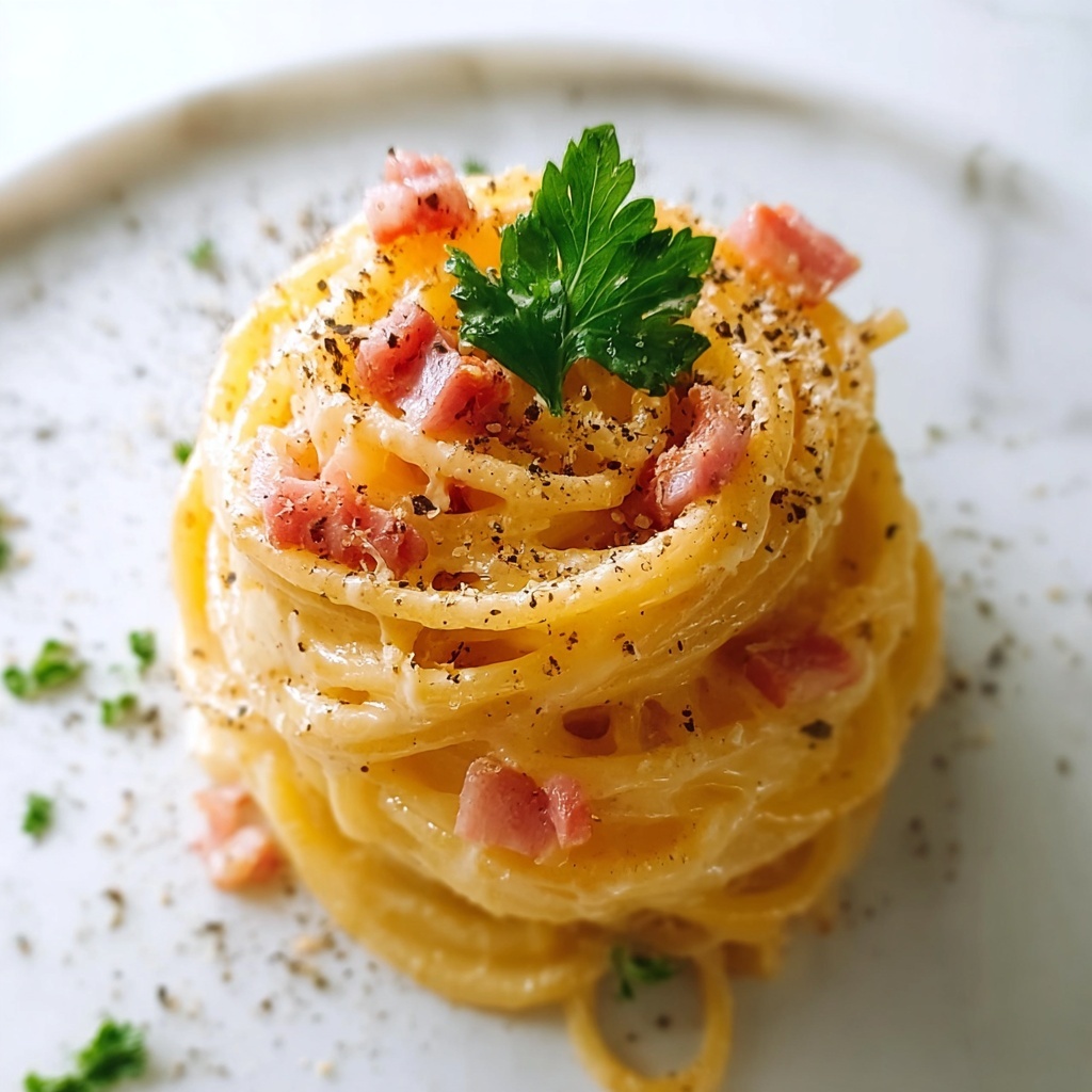 Authentic Pasta Carbonara Recipe - Recipe Image