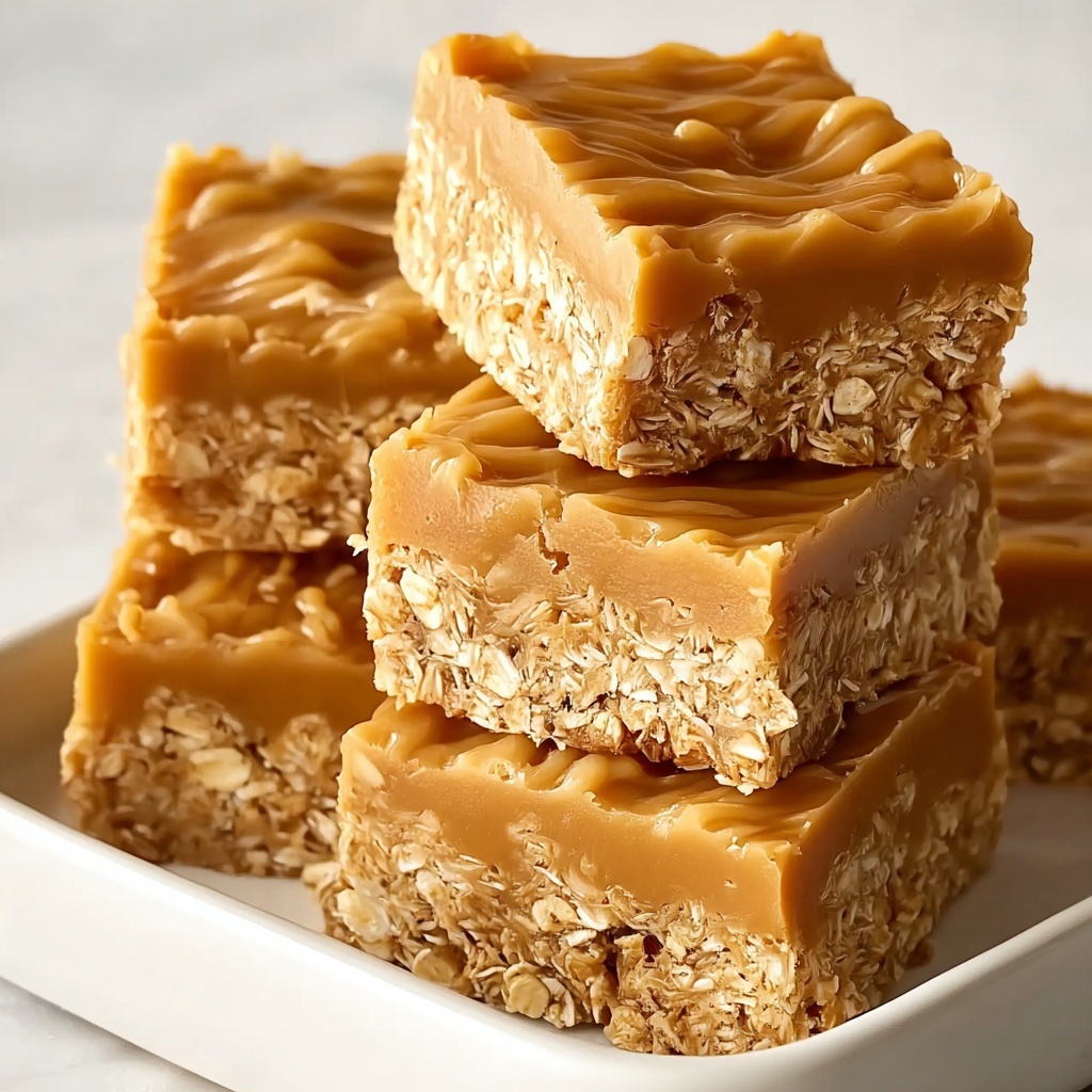 Peanut Butter Oatmeal Bars Recipe - Recipe Image