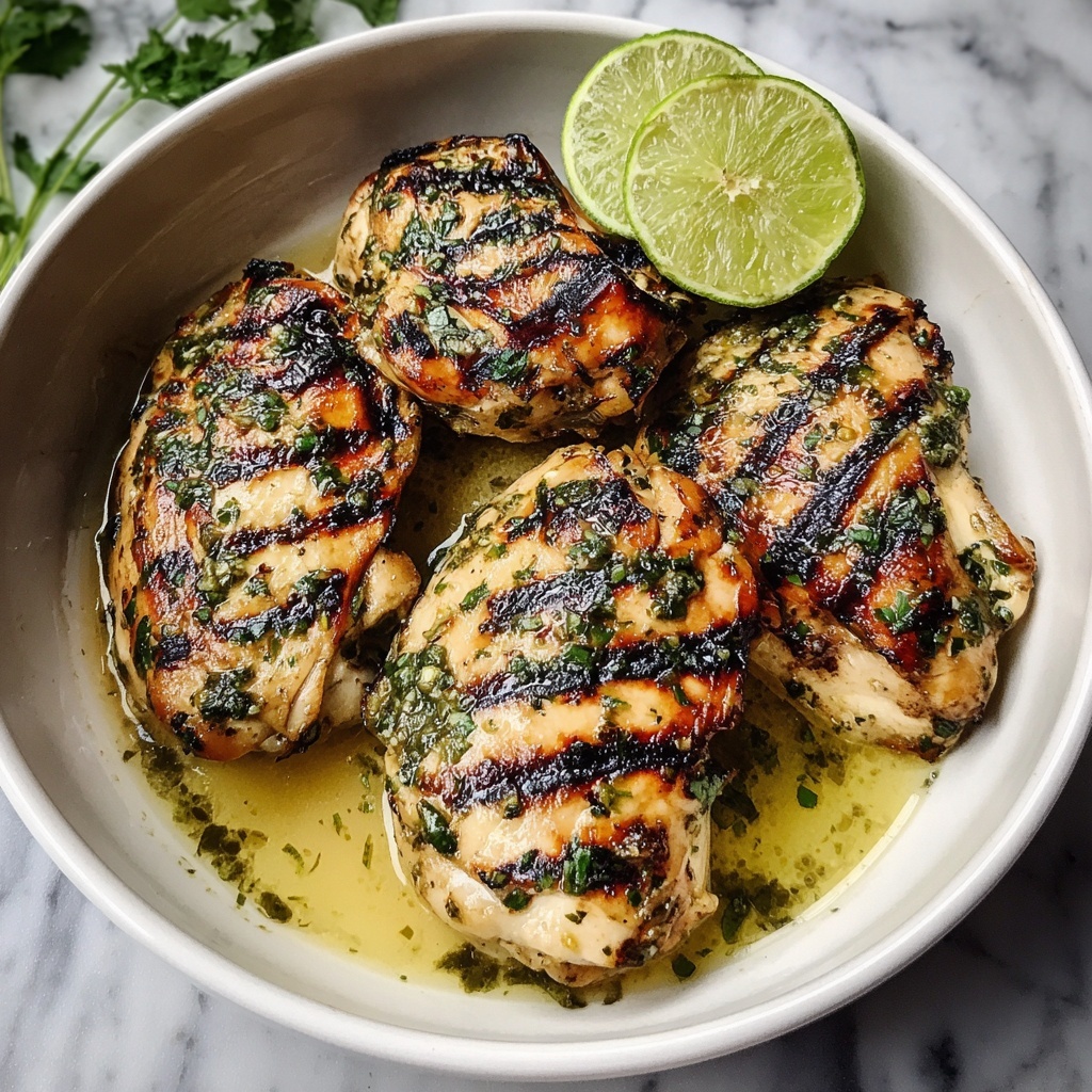 Charred Cilantro Lime Chicken Thighs Recipe - Recipe Image