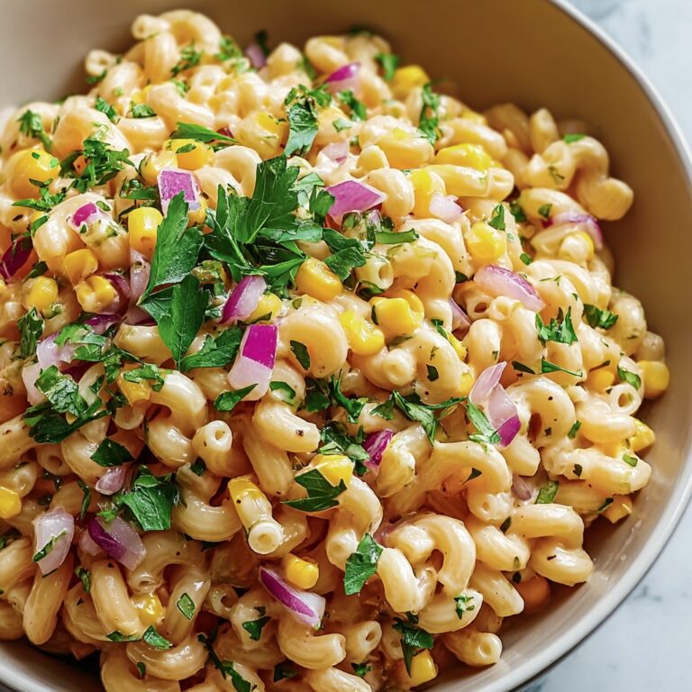 Mexican Street Corn Pasta Salad Recipe