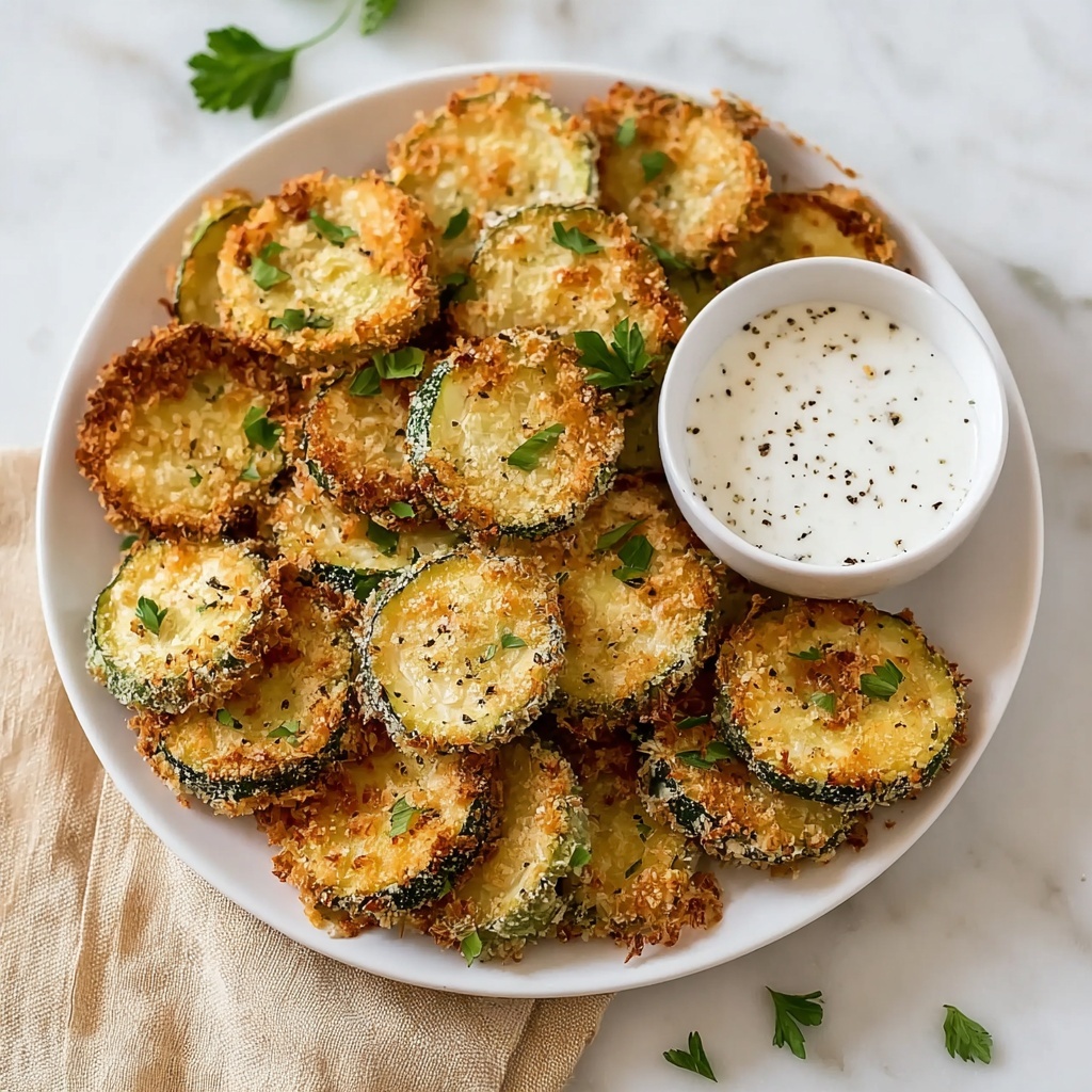 Crispy Baked Zucchini Chips Recipe - Recipe Image