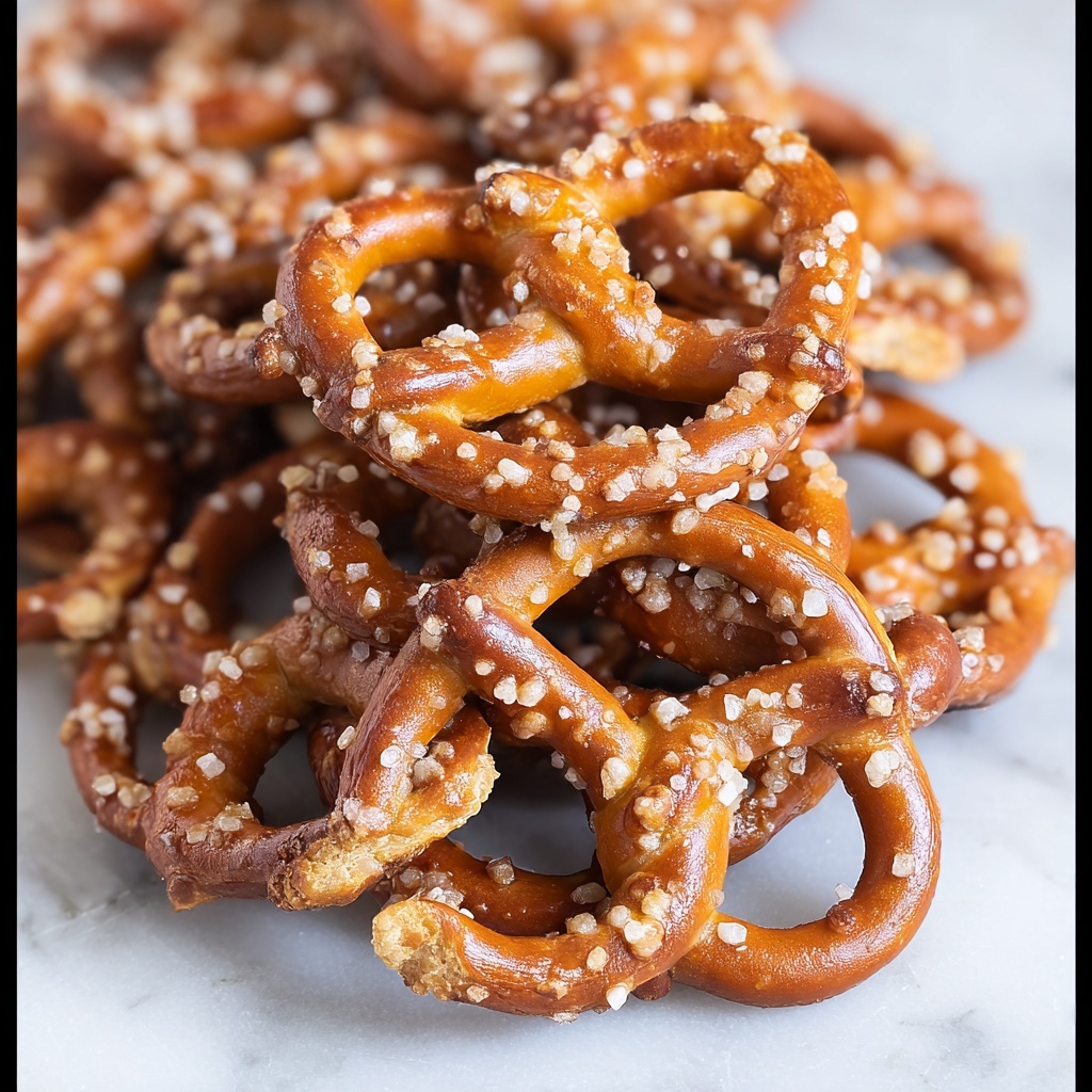 Butter Toffee Pretzels Recipe - Recipe Image