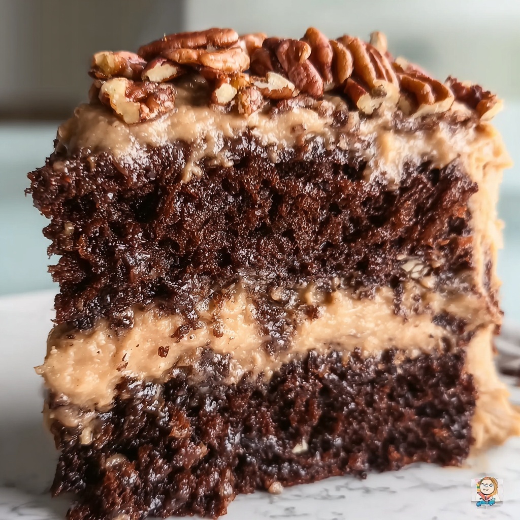 Homemade German Chocolate Cake Recipe - Recipe Image