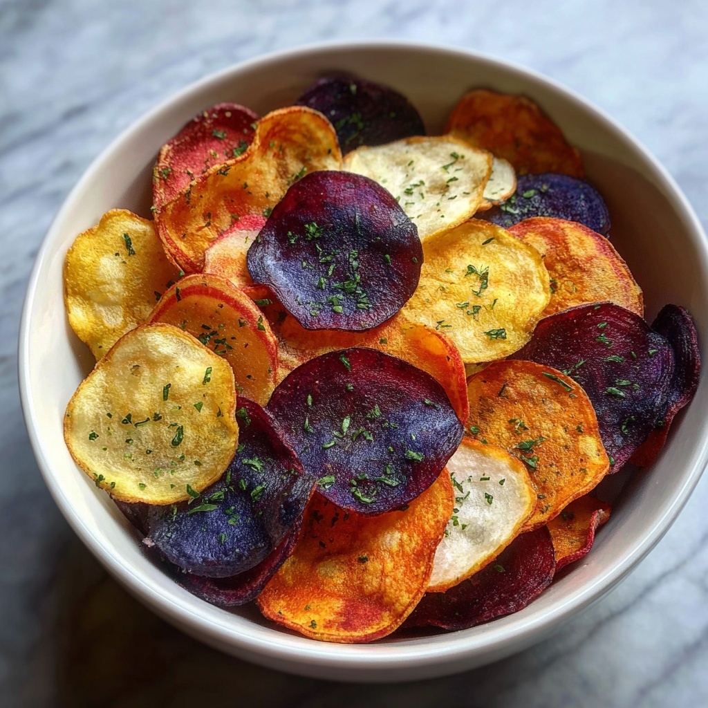 Red, White, and Blue Potato Chips Recipe - Recipe Image