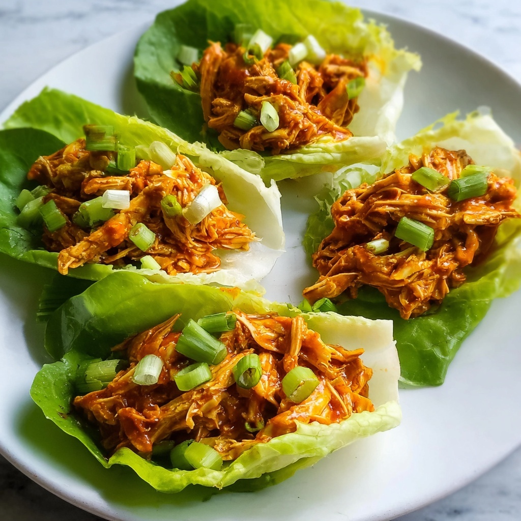Buffalo Chicken Lettuce Wraps Recipe - Recipe Image