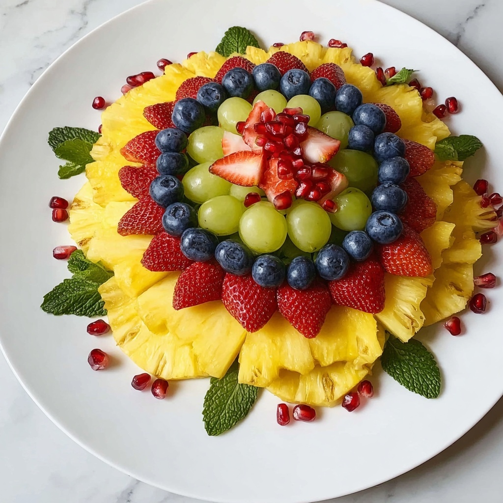 Christmas Tree Fruit Platter: A Healthy and Festive Fruit Arrangement Recipe - Recipe Image