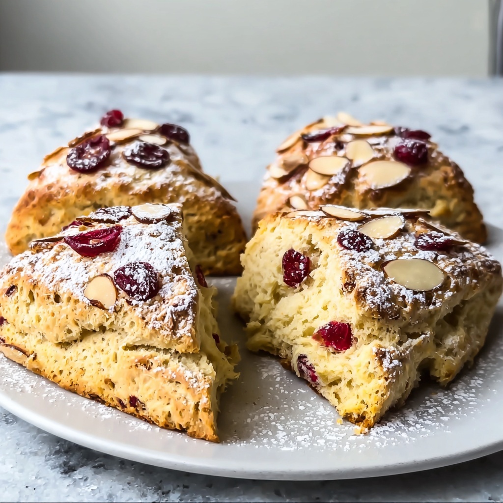 Cranberry Almond Scones Recipe - Recipe Image