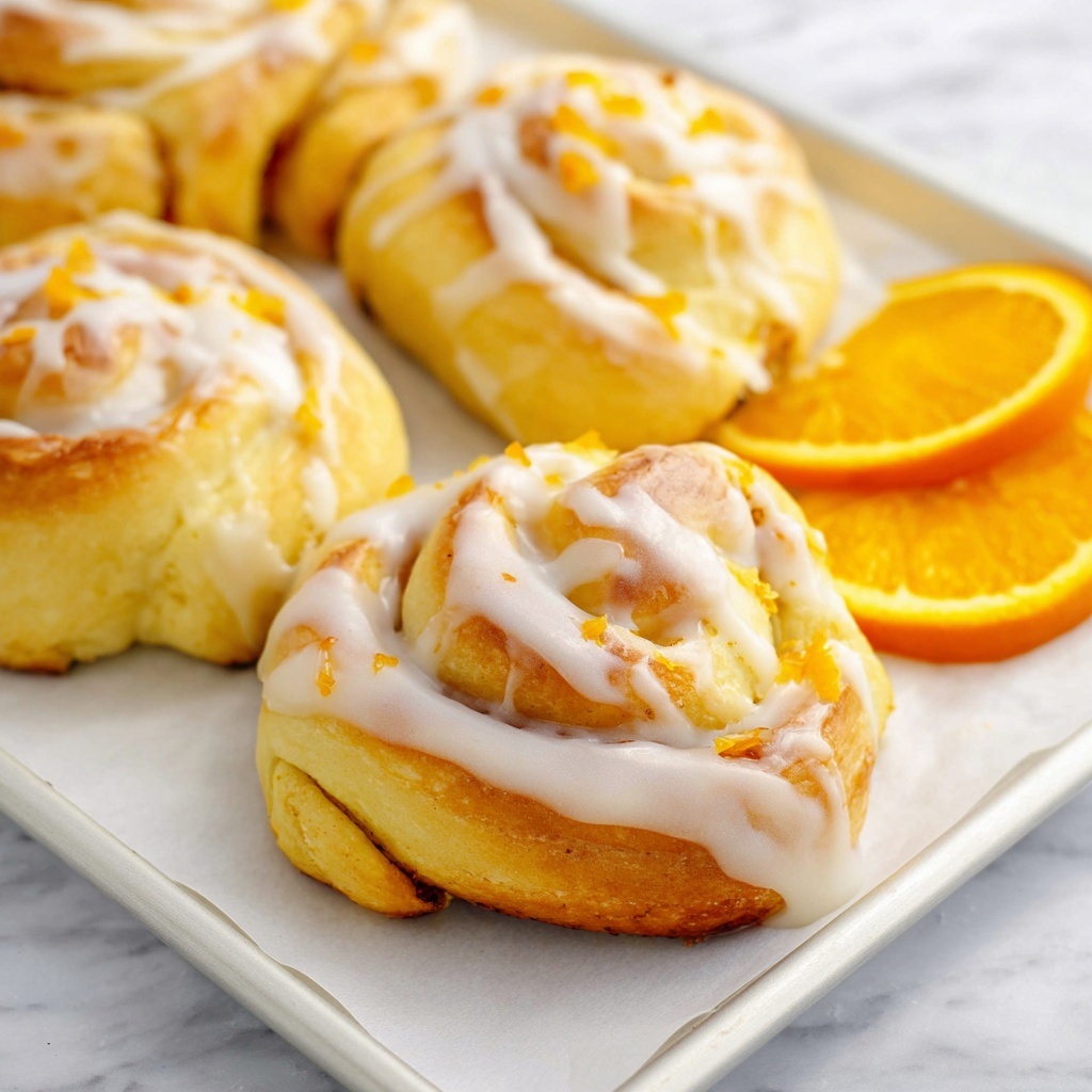 Glazed Orange Rolls Recipe - Recipe Image