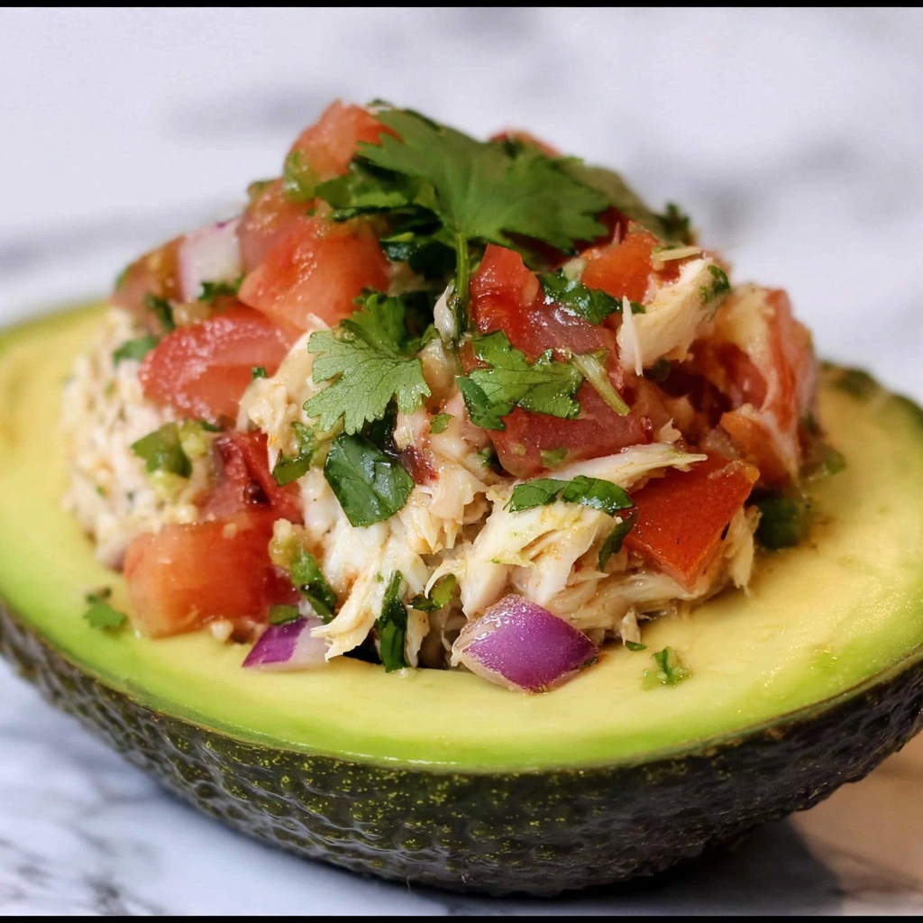 Crab Stuffed Avocados Recipe - Recipe Image