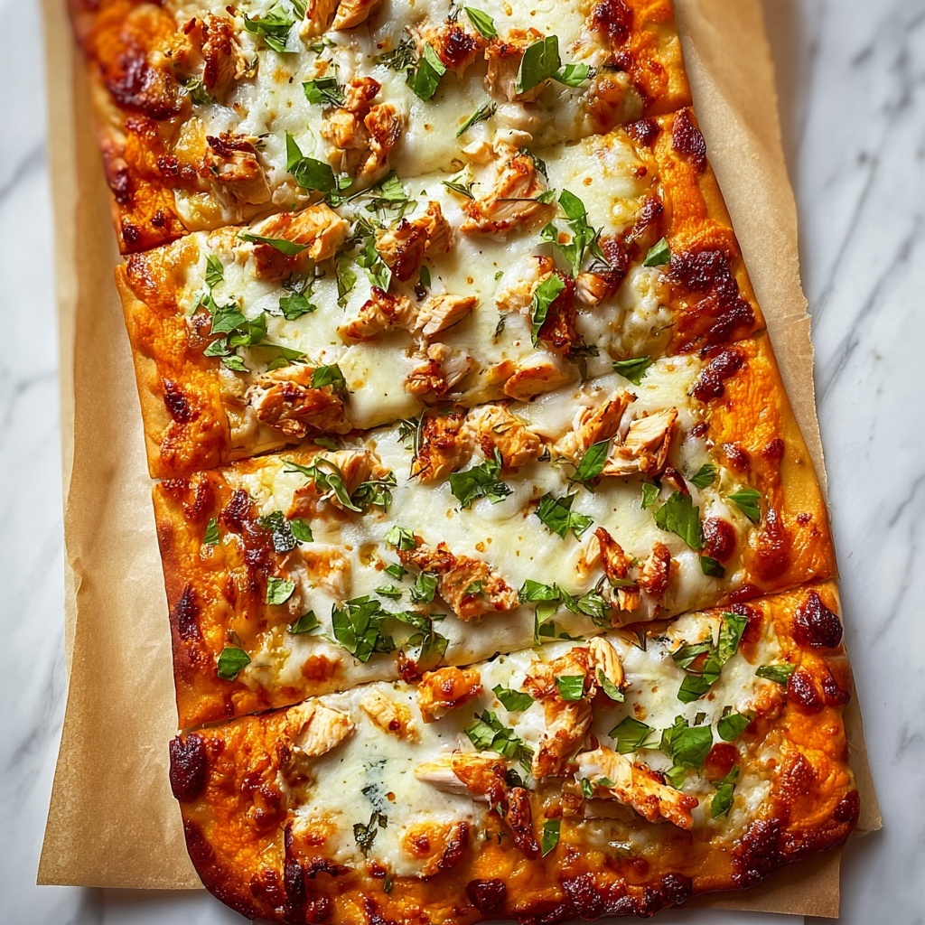 Buffalo Chicken Flatbread Recipe - Recipe Image