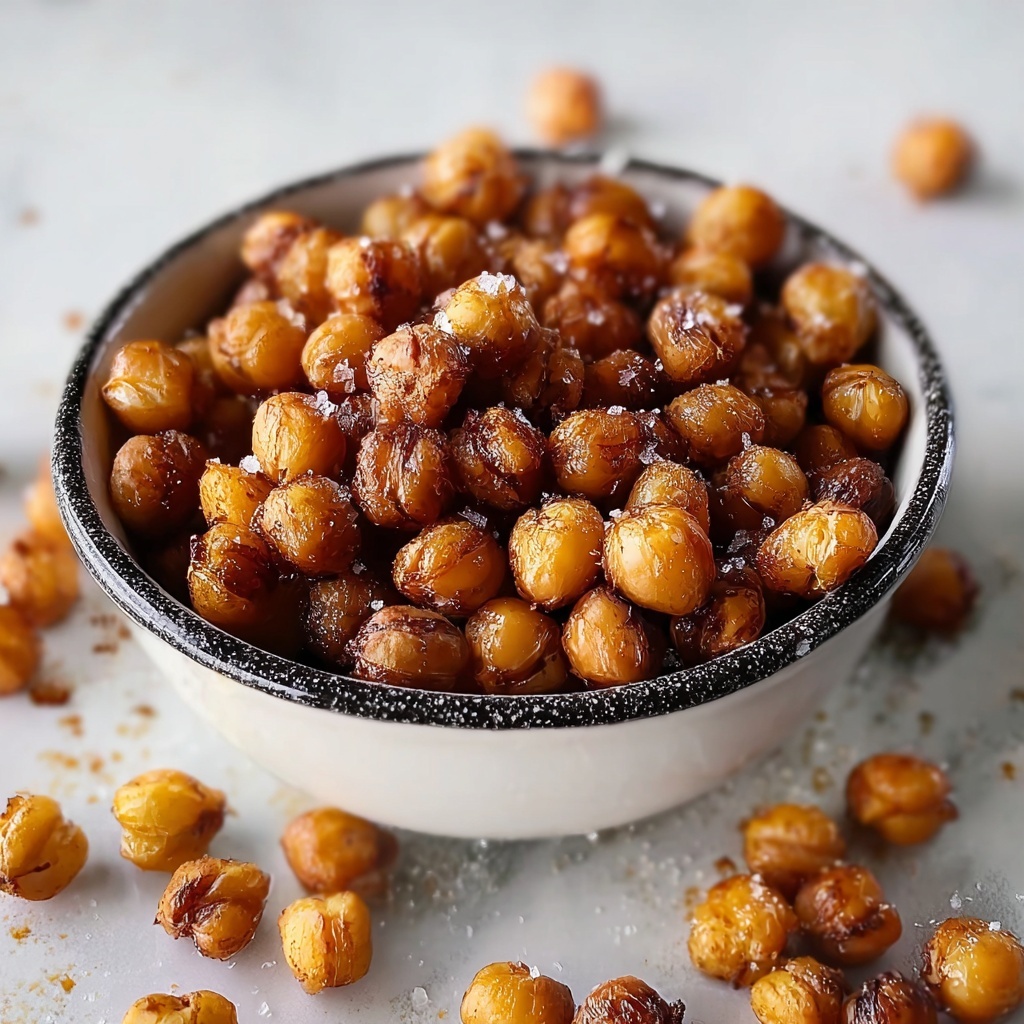 Crispy Roasted Chickpeas with Sweet, Ranch, and Spicy Flavors Recipe - Recipe Image