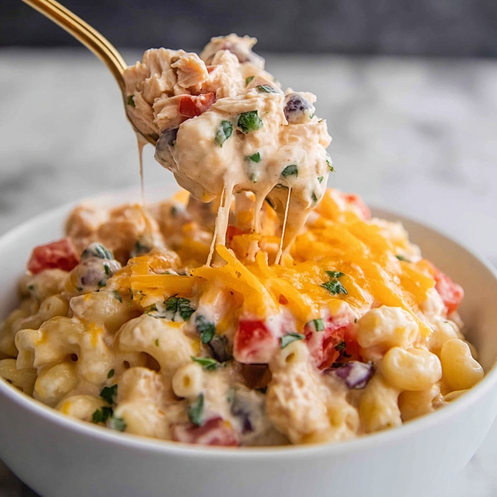 King Ranch Chicken Mac and Cheese Recipe - Recipe Image