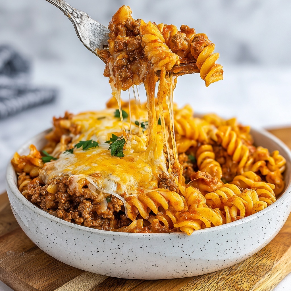 Easy Enchilada Pasta Recipe - Recipe Image