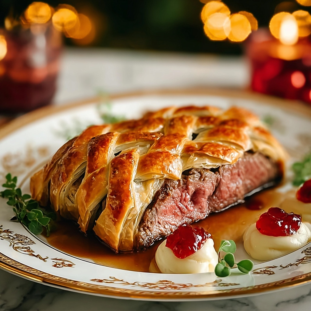 Classic Beef Wellington with Mushroom Duxelles Recipe - Recipe Image