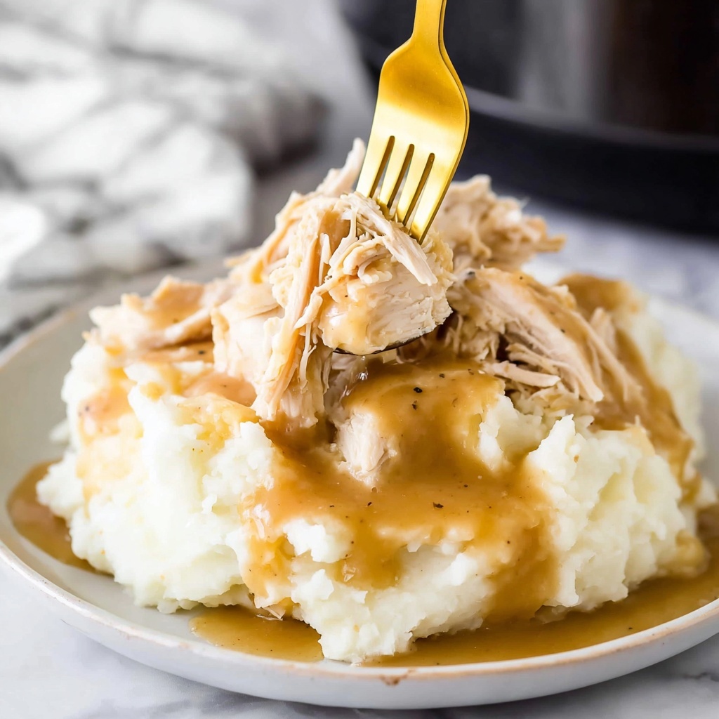 Crock Pot Chicken and Gravy Recipe - Recipe Image