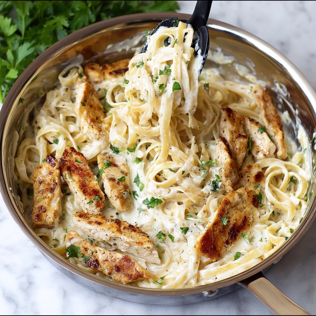 Creamy Chicken Alfredo Pasta Recipe - Recipe Image