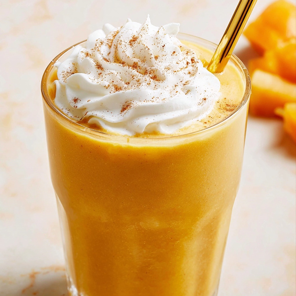 Creamy Pumpkin Smoothie with White Chocolate and Hazelnut Spread Recipe - Recipe Image