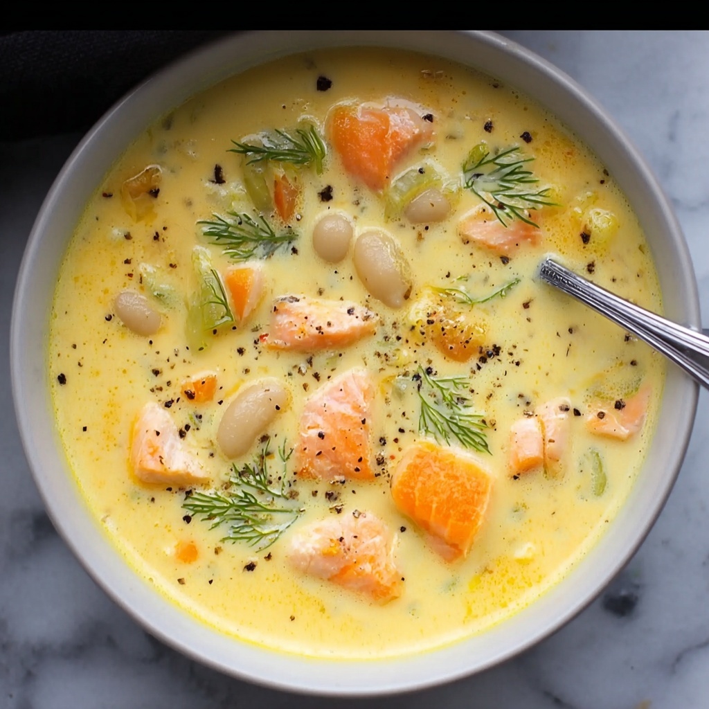 Creamy Finnish Salmon Soup Recipe - Recipe Image