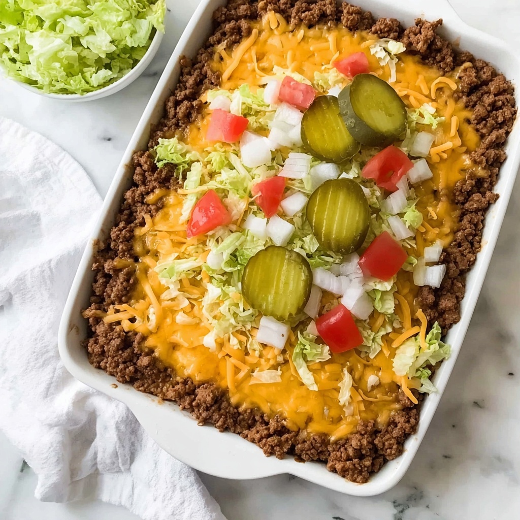 Big Mac Casserole Recipe - Recipe Image