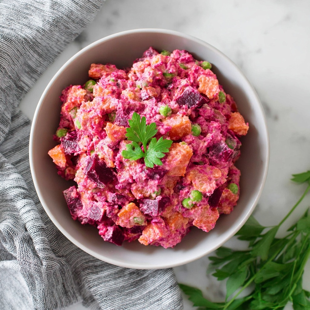 Russian Beet Potato Salad (Dominican Style) for Flavor Lovers Recipe - Recipe Image
