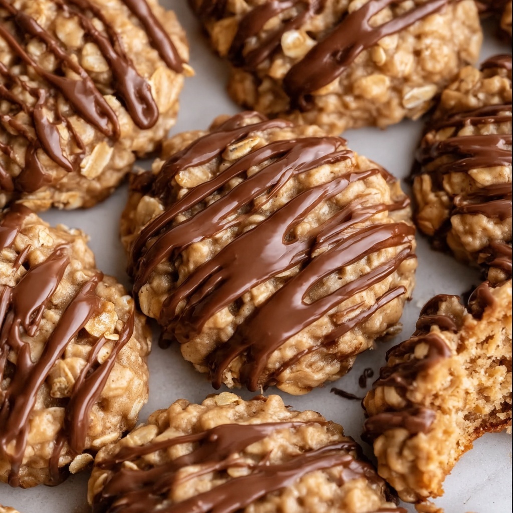 No-Bake Peanut Butter Oatmeal Cookies Recipe - Recipe Image