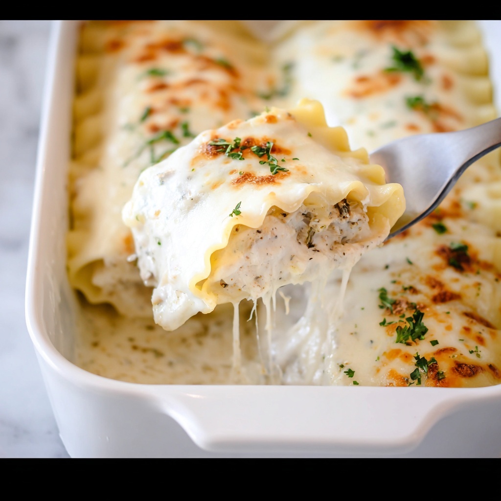 Chicken Alfredo Roll-Ups Recipe - Recipe Image