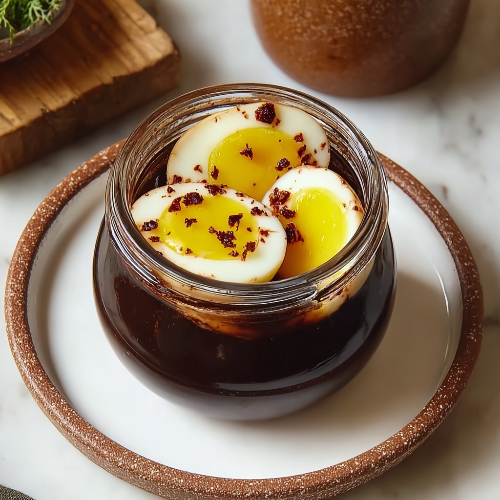 Balsamic Pickled Eggs Recipe - Recipe Image