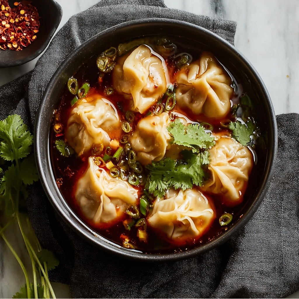 Spicy Dumpling Soup Recipe - Recipe Image